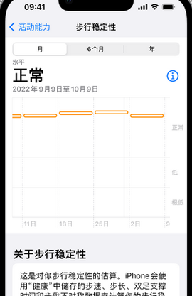 宜黄iPhone手机维修如何在iPhone开启'步行稳定性通知'