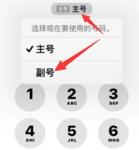 宜黄苹果14维修店分享iPhone 14 Pro Max使用副卡打电话的方法 